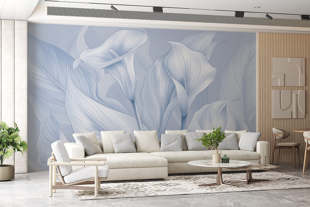 Cupe crem, frunze mari — interior 1