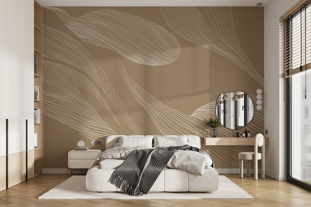 Frunze din linii fine — interior 1