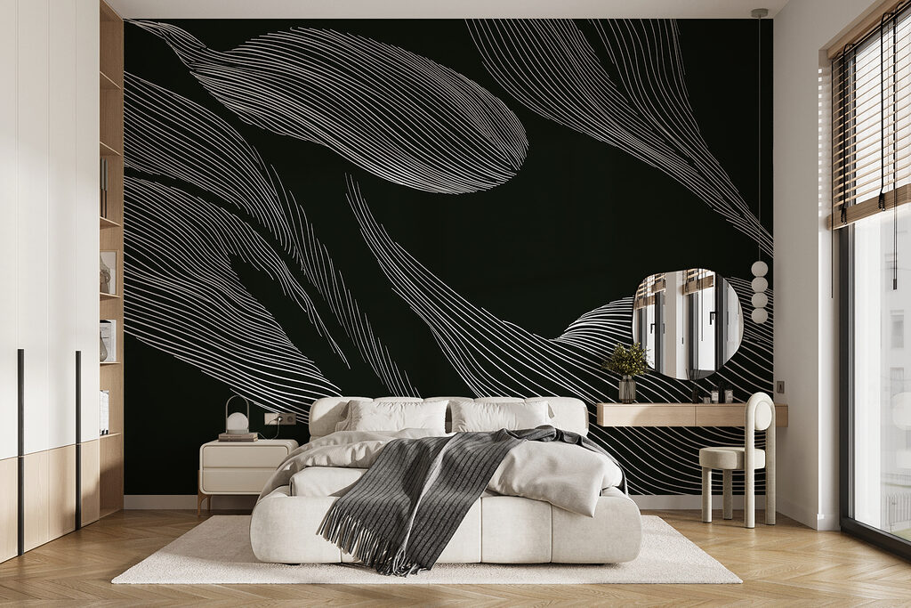 Frunze din linii fine — interior 1