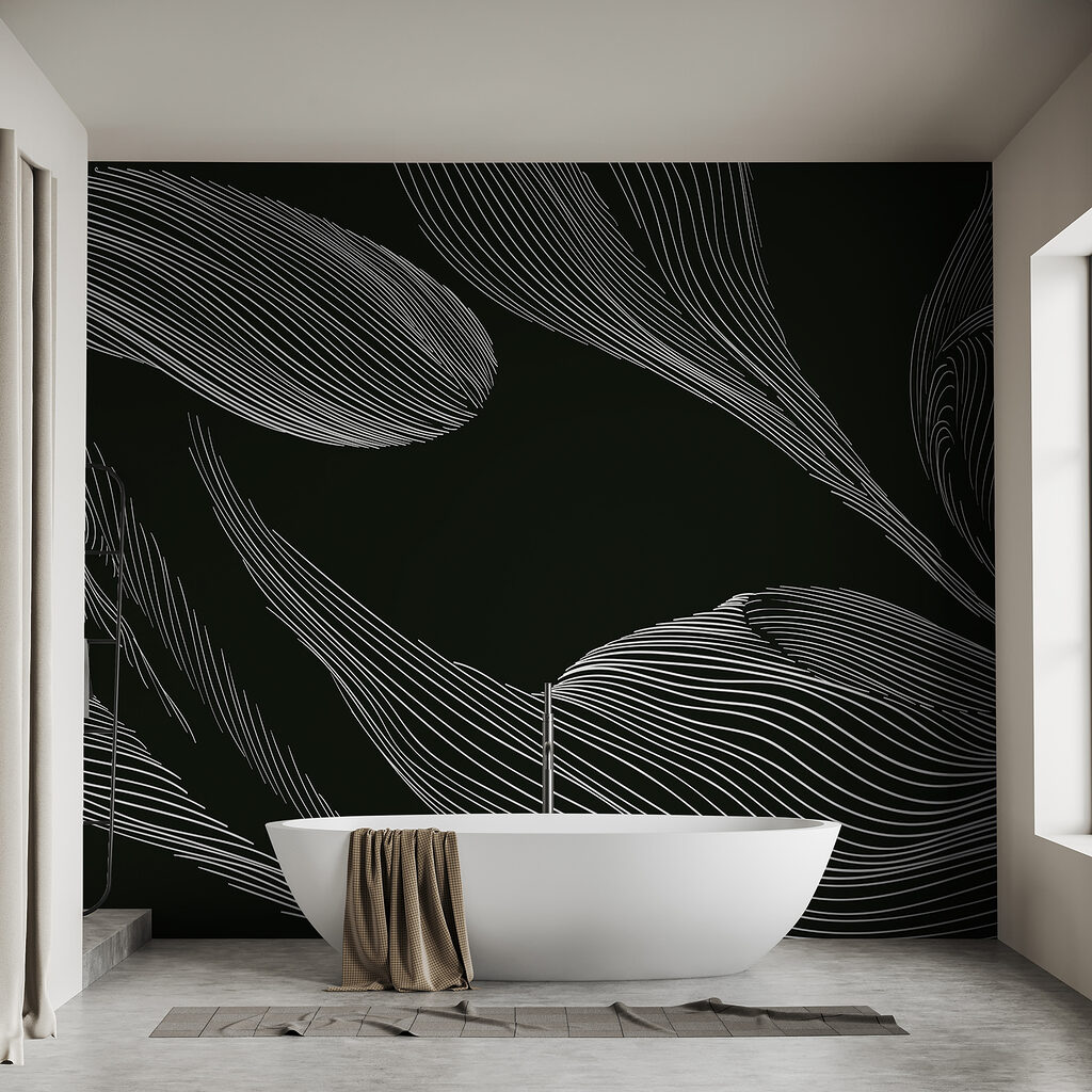 Frunze din linii fine — interior 2