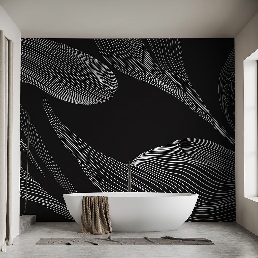 Frunze din linii fine — interior 2