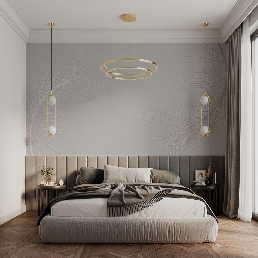 Pene albe din linii — interior 2