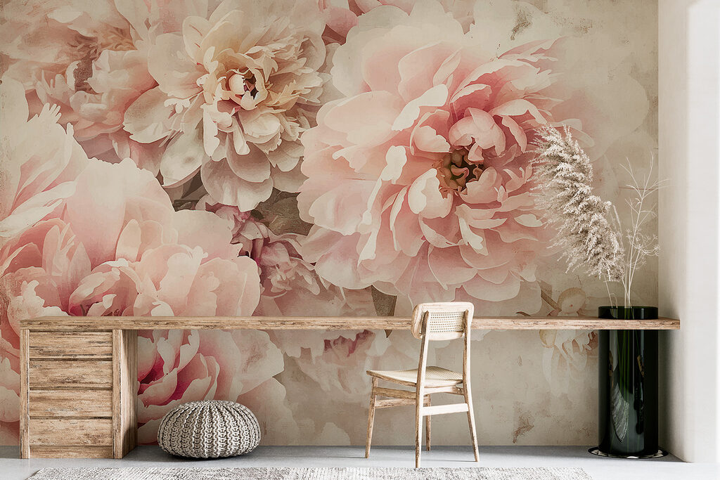 Flori roz pudrat — interior 5