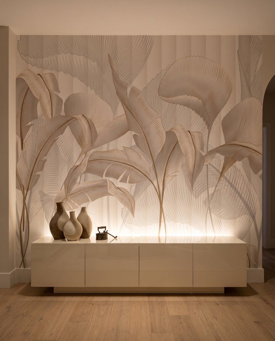 Frunze albe, linii verticale — interior 5
