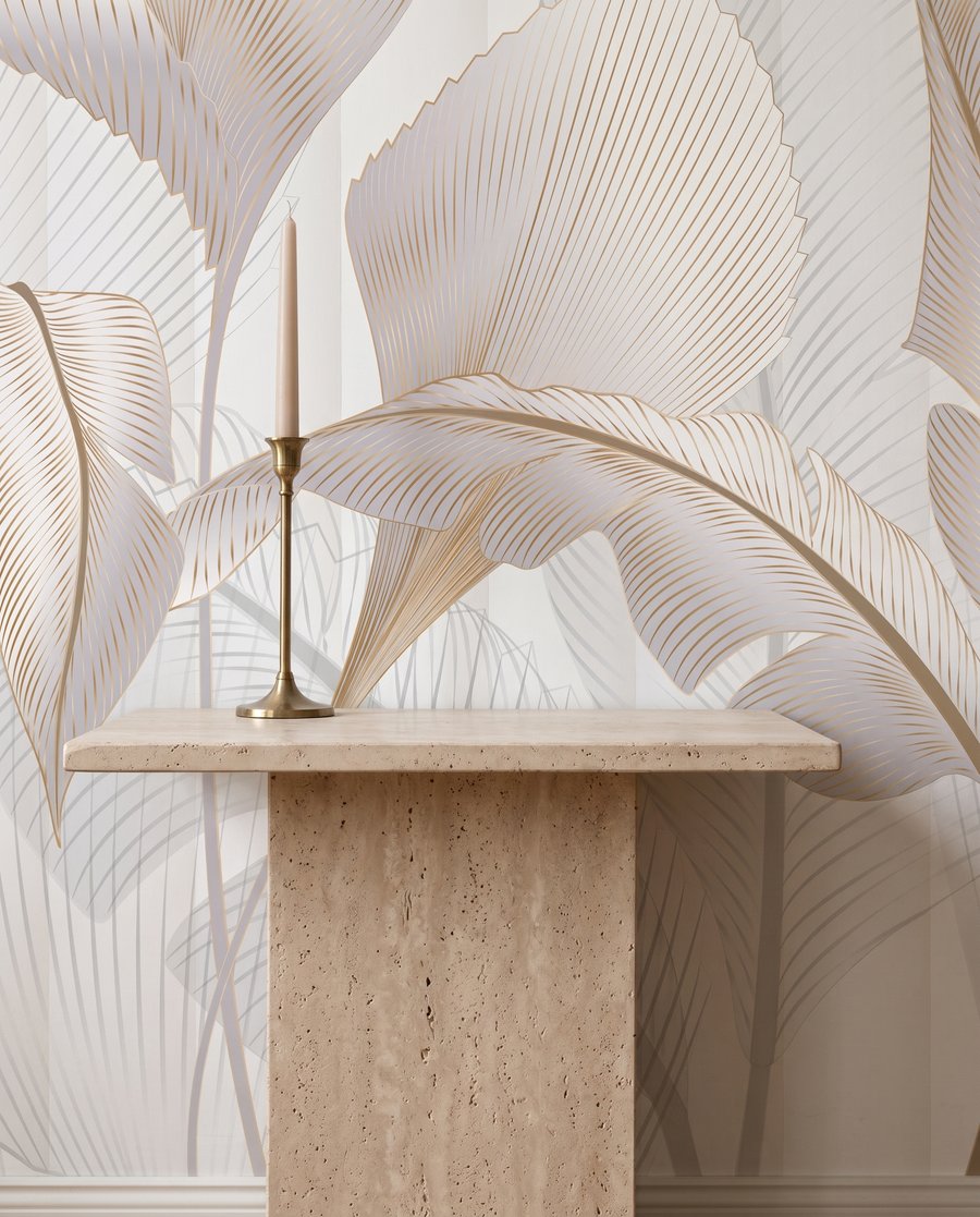 Frunze albe, linii verticale — interior 6