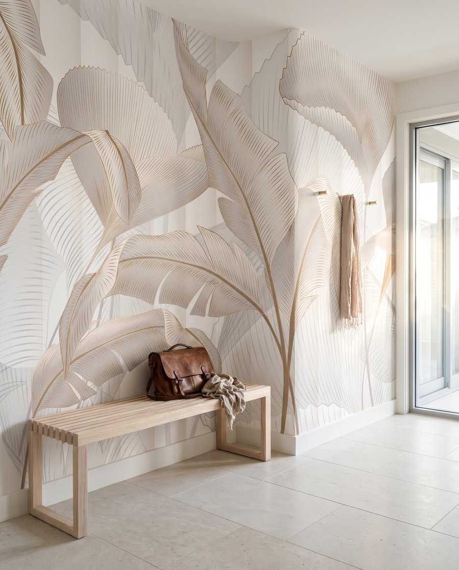 Frunze albe, linii verticale — interior 7