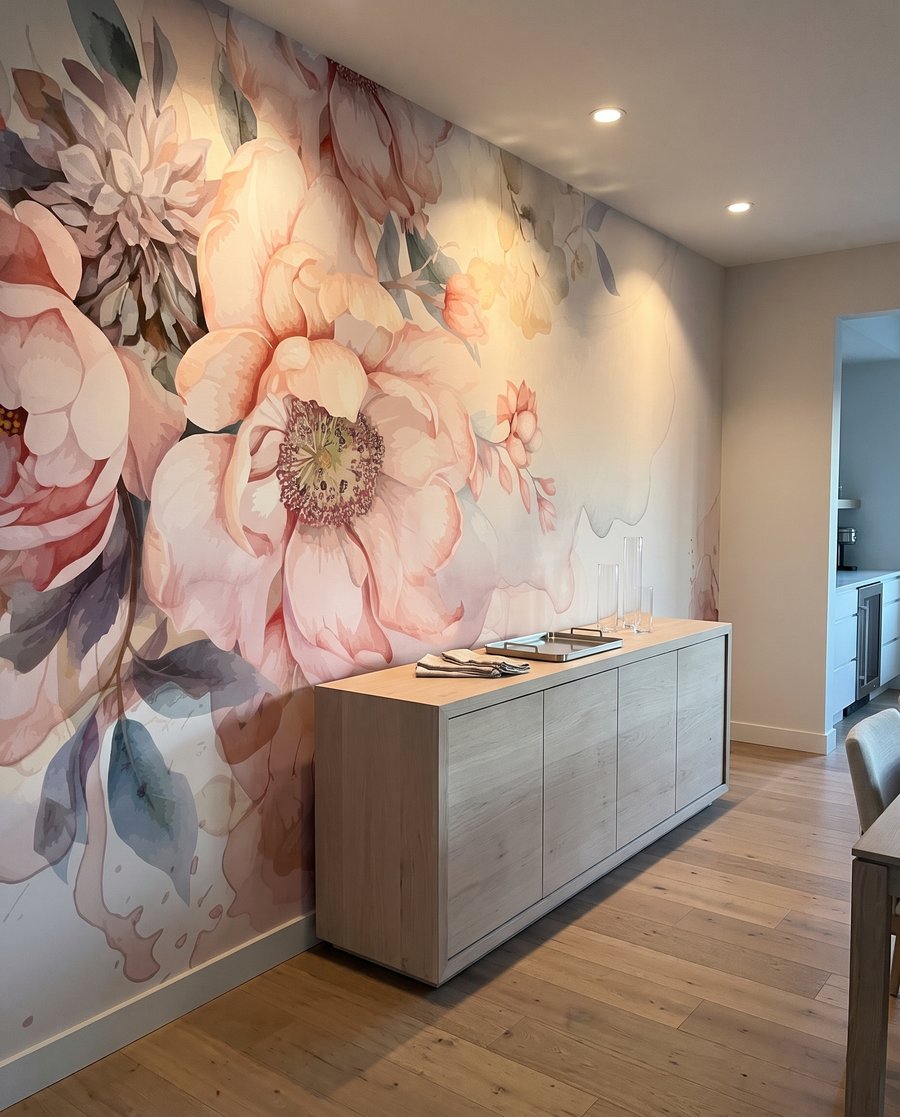 Trandafiri pe bej — interior 10
