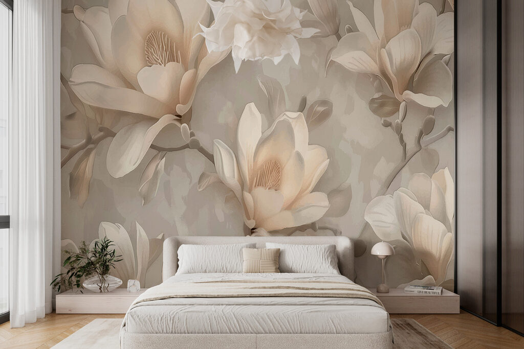 Magnolii în tonuri calde — interior 1