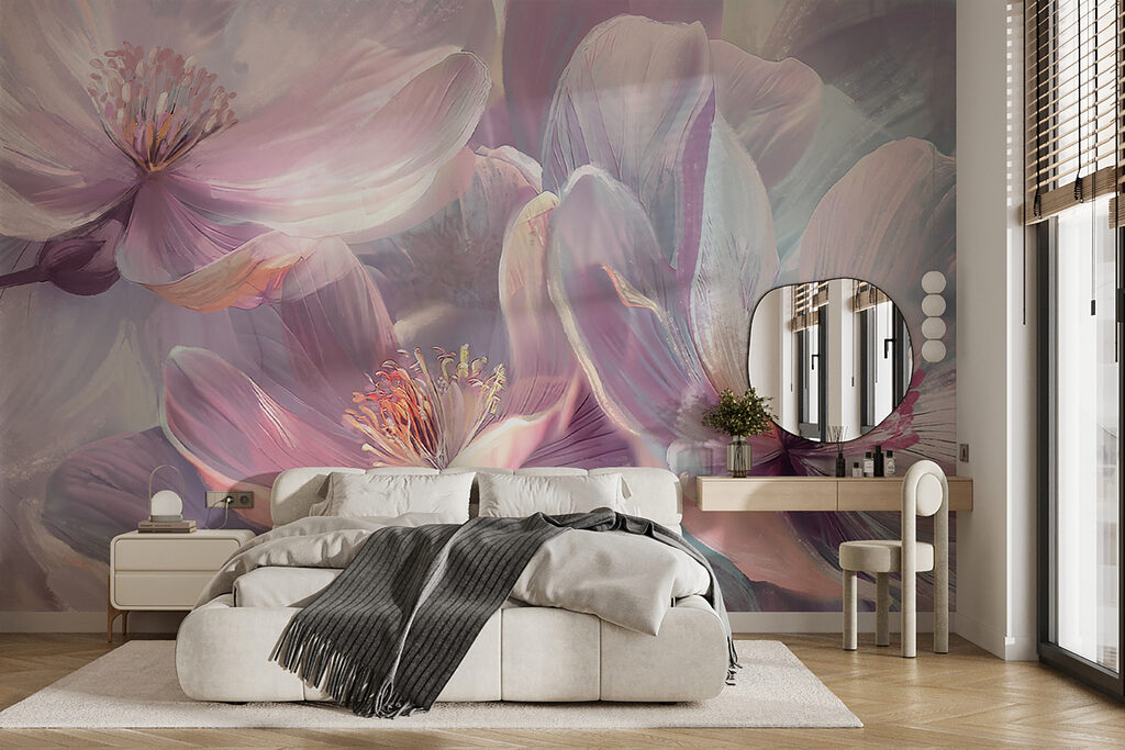 Flori lila strălucitoare — interior 2
