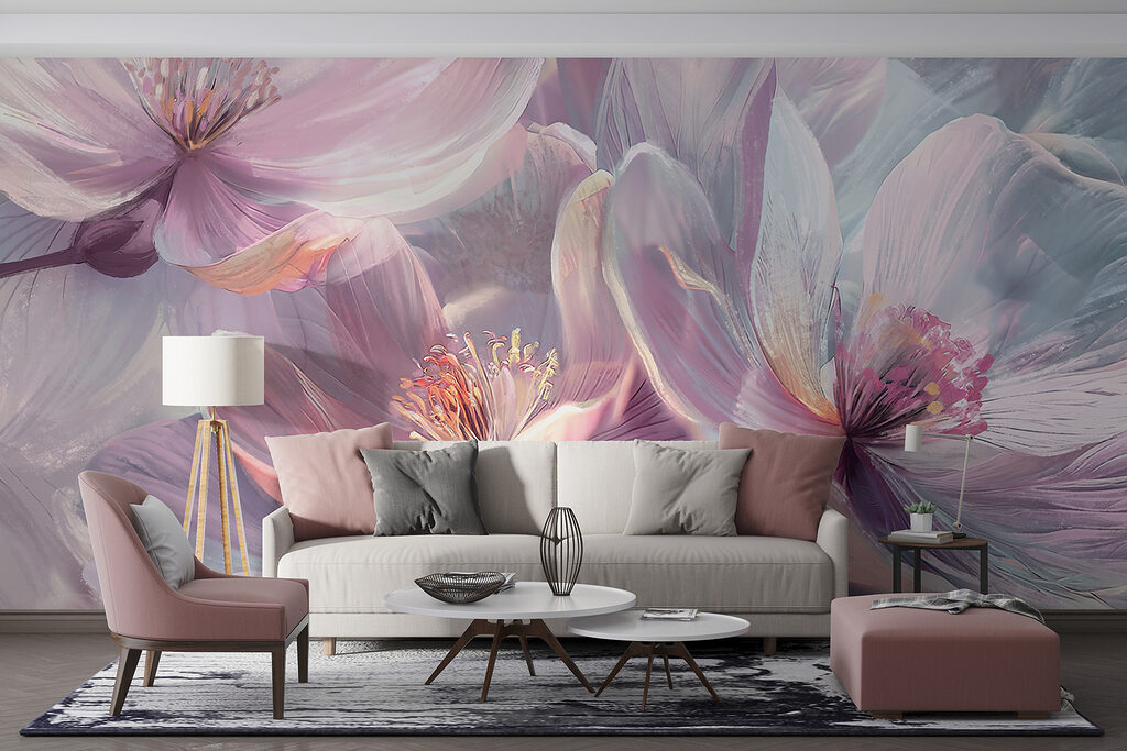 Flori lila strălucitoare — interior 6