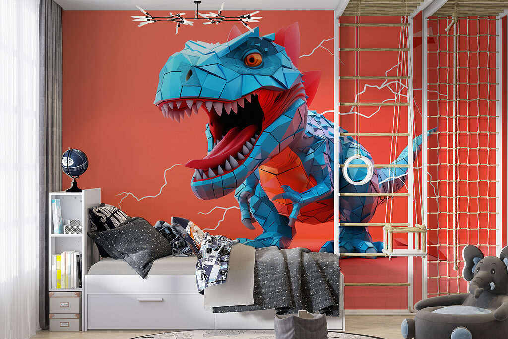 Dinozaur albastru — interior 1