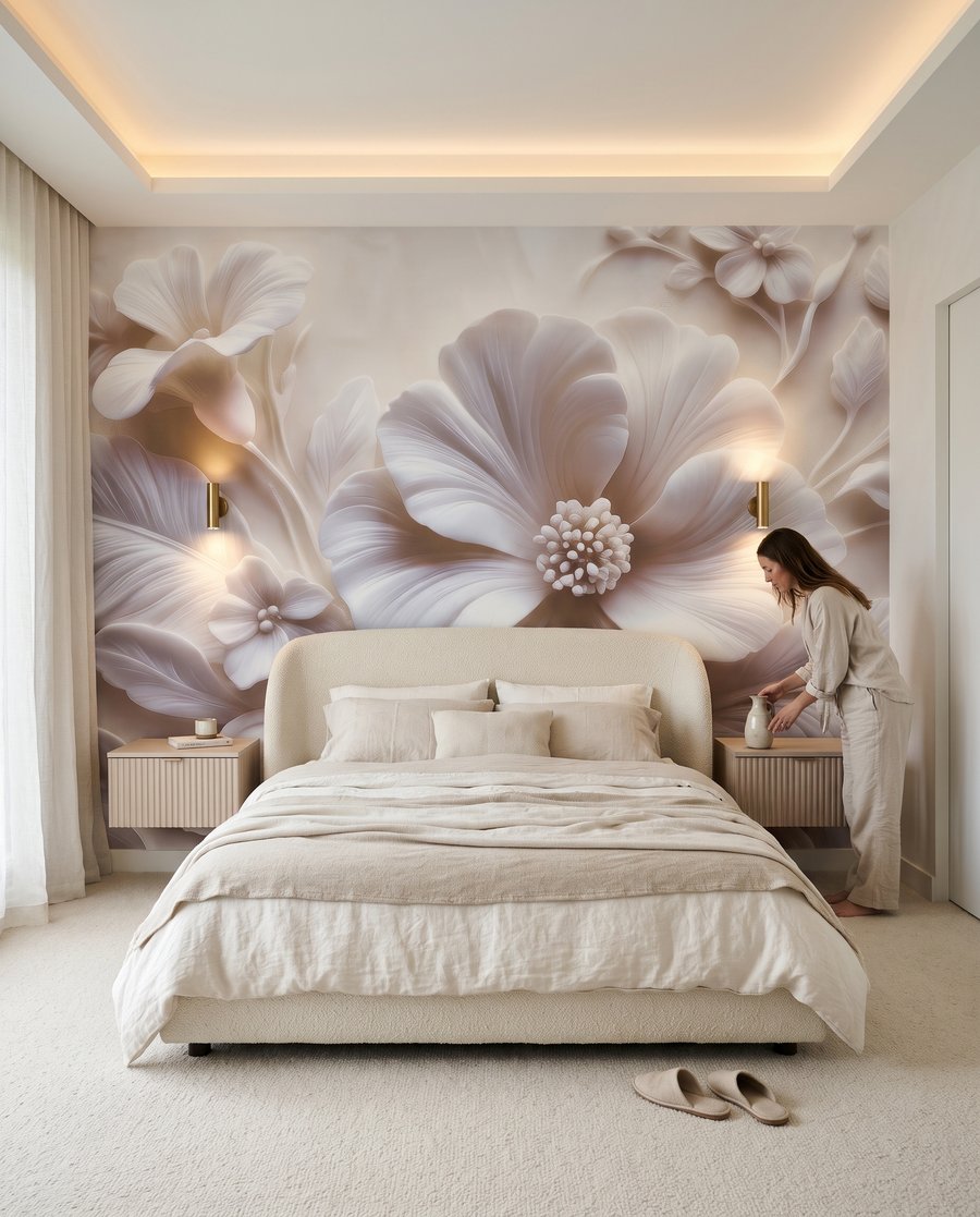 Flori cu pene albe — interior 1