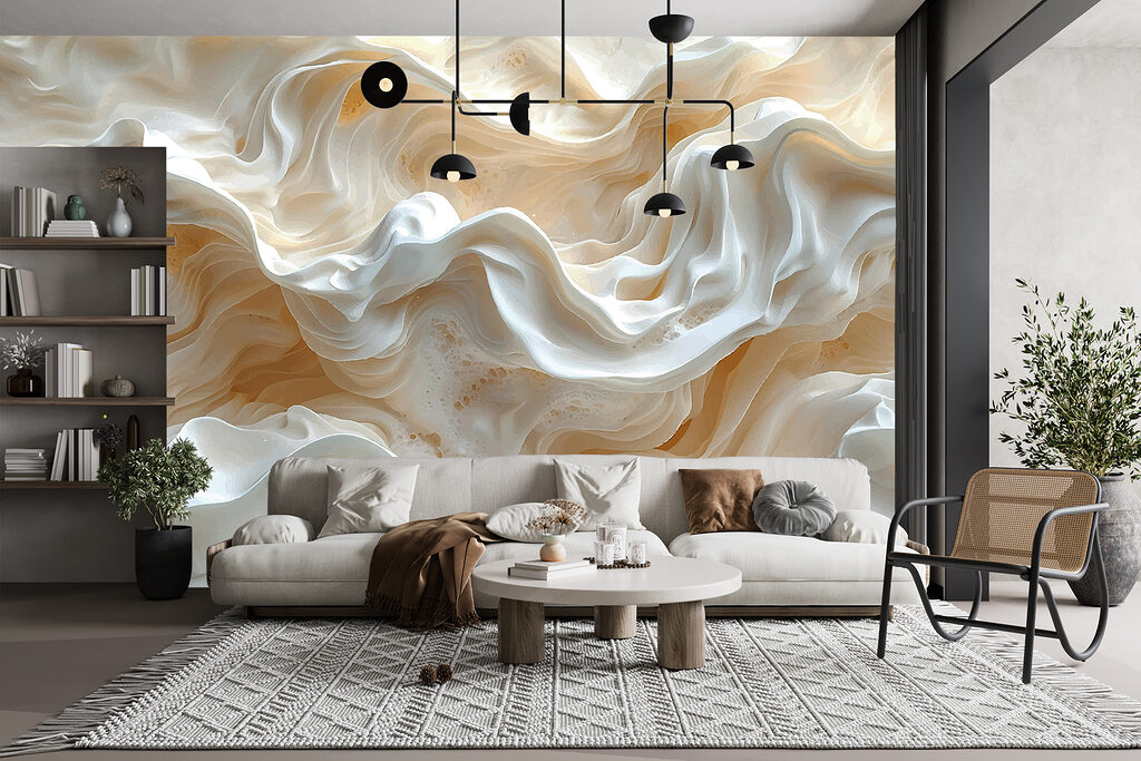 Valuri crem luminoase — interior 1