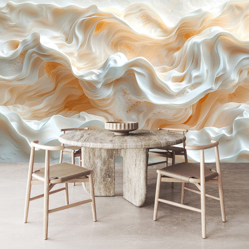 Valuri crem luminoase — interior 2