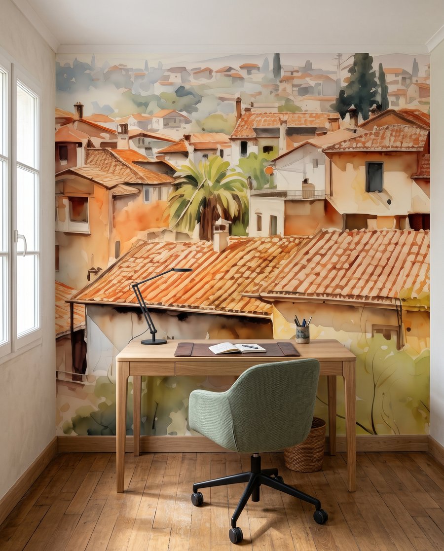 Acoperișuri în acuarelă caldă — interior 7