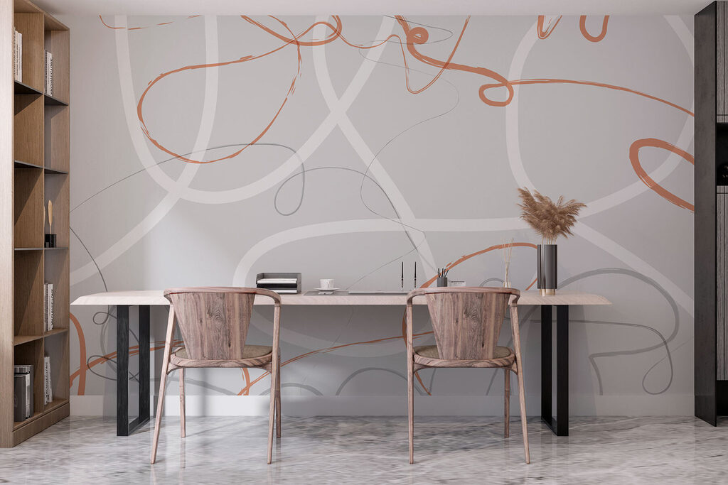 Bucle pe fundal gri — interior 1