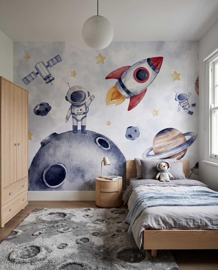 Astronaut pe lună — interior 2