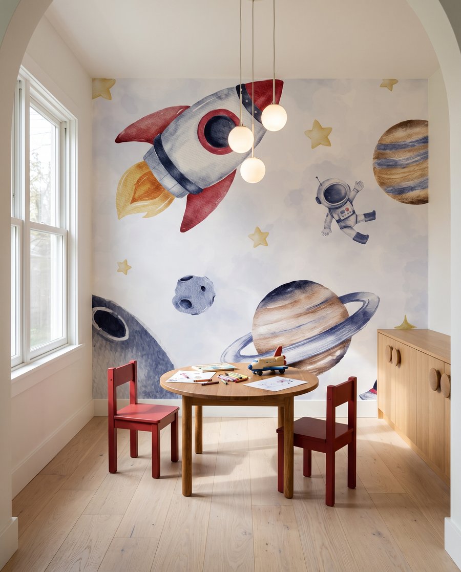 Astronaut pe lună — interior 3