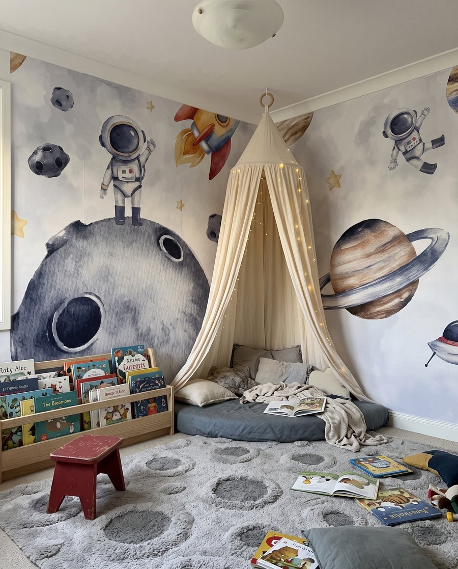 Astronaut pe lună — interior 4