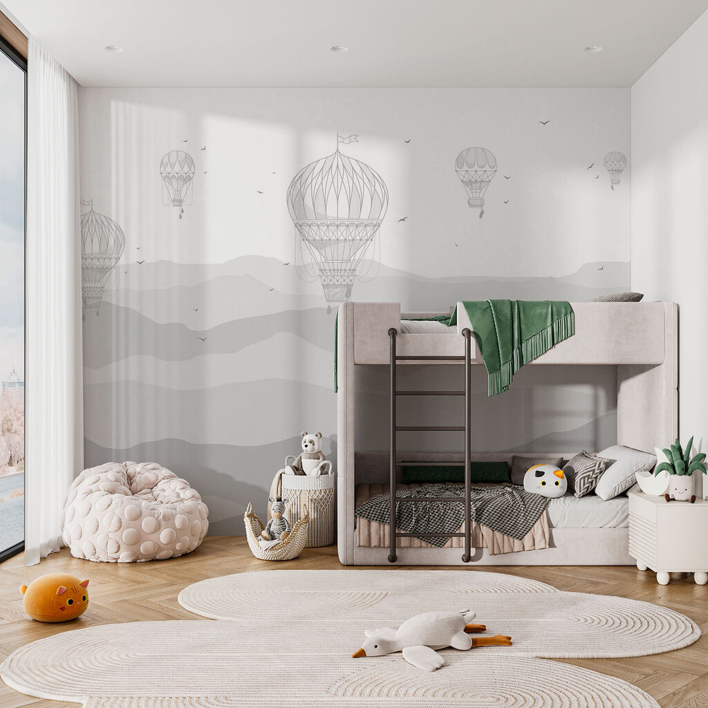 Baloane peste straturi blânde — interior 2