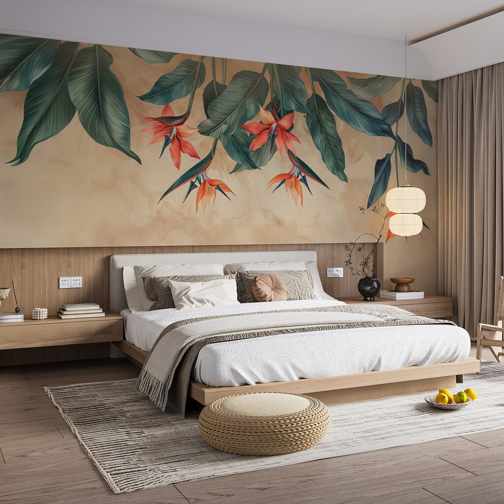 Flori tropicale care atârnă — interior 2