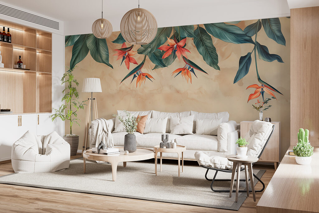 Flori tropicale care atârnă — interior 7