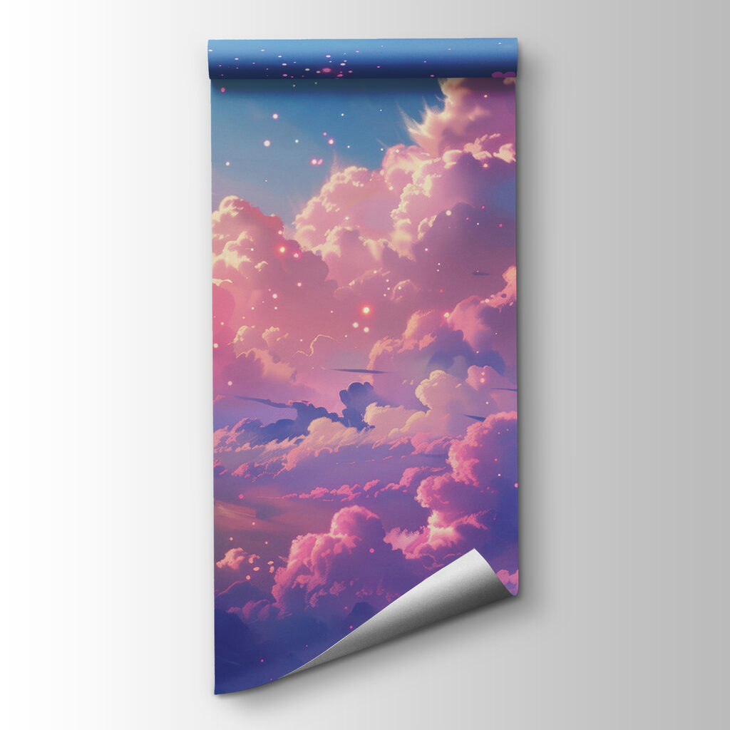 Nori roz printre stele — vizualizare produs