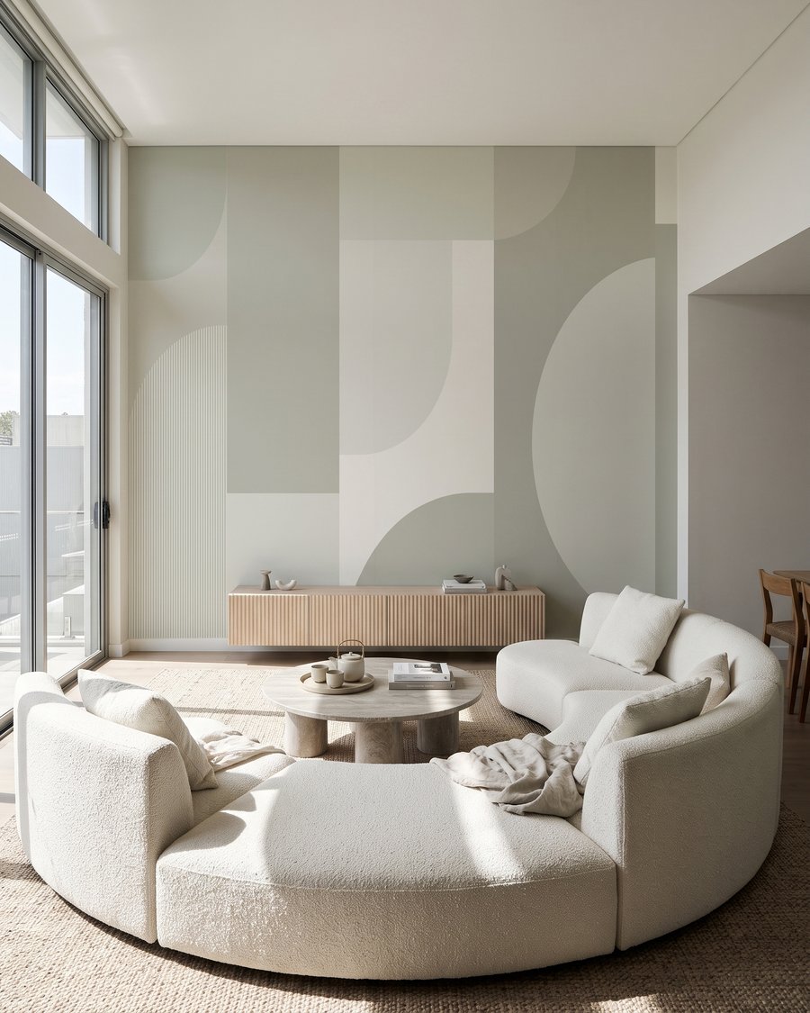 Geometrie cu forme rotunde — interior 1