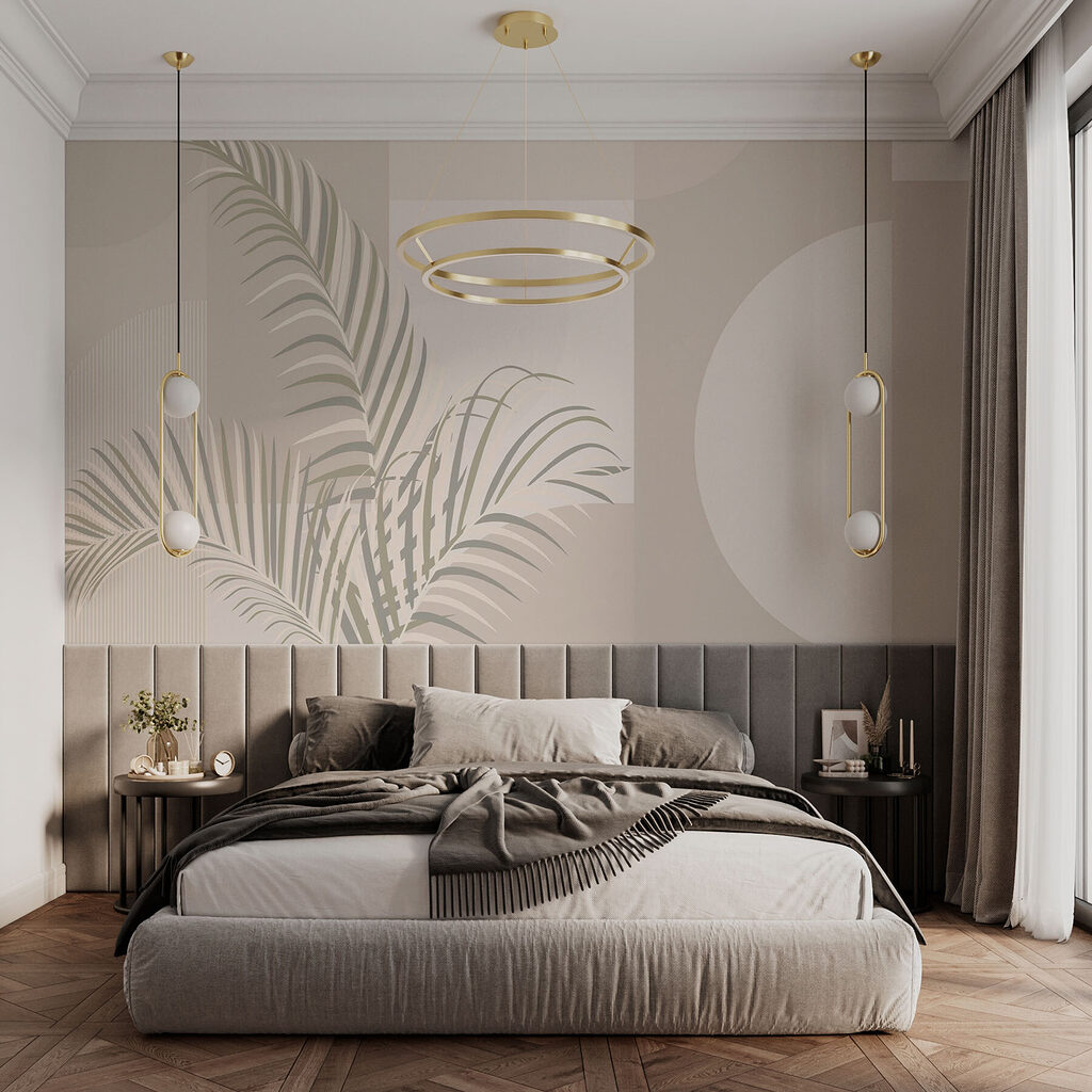 Palmier în forme geometrice — interior 1