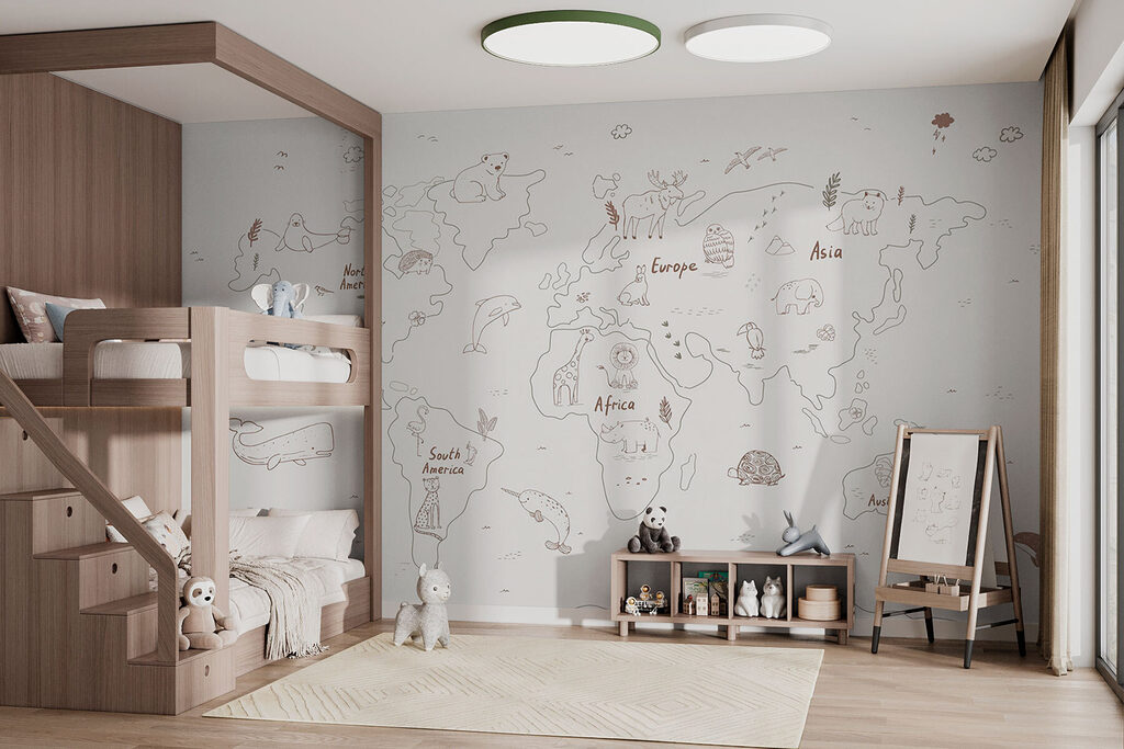 Harta lumii în linii — interior 2