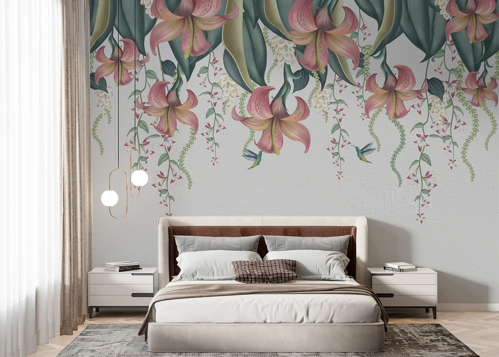 Flori care atârnă — interior 2