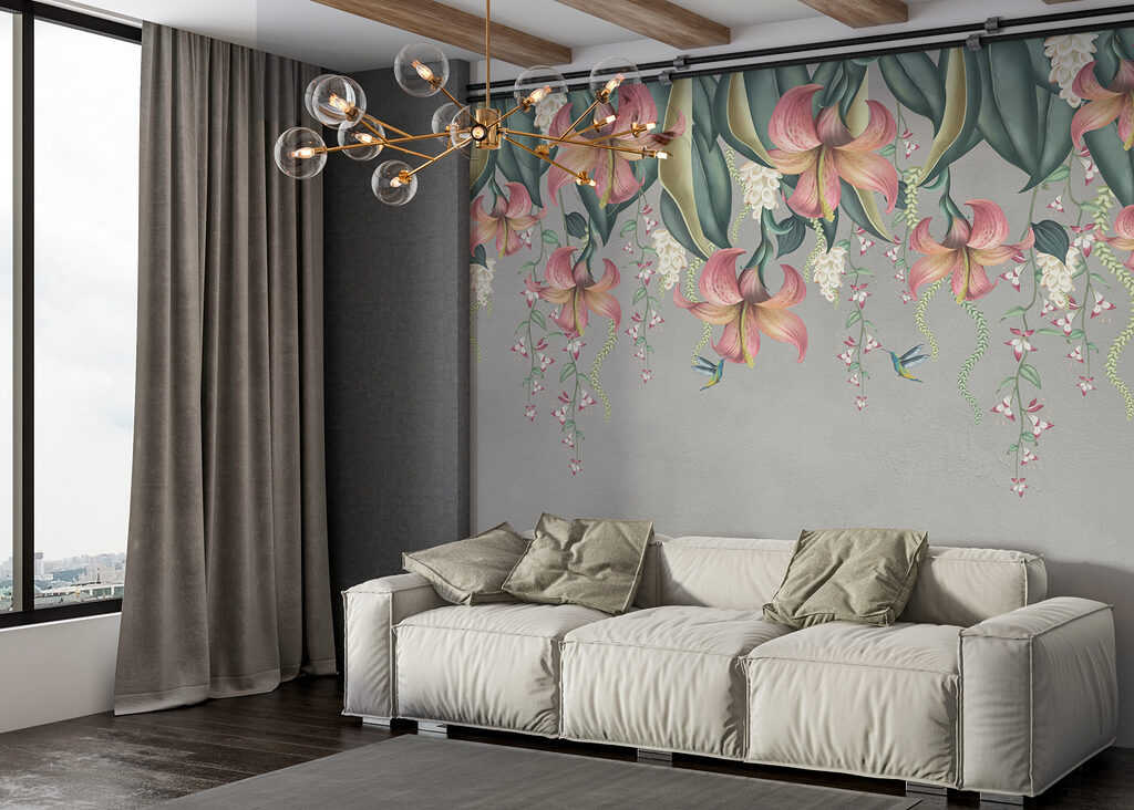 Flori care atârnă — interior 2