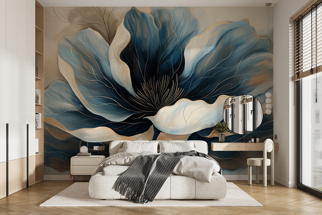 Floare albastru-închis — interior 1