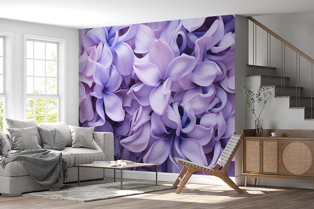 Flori liliachii ondulate — interior 1