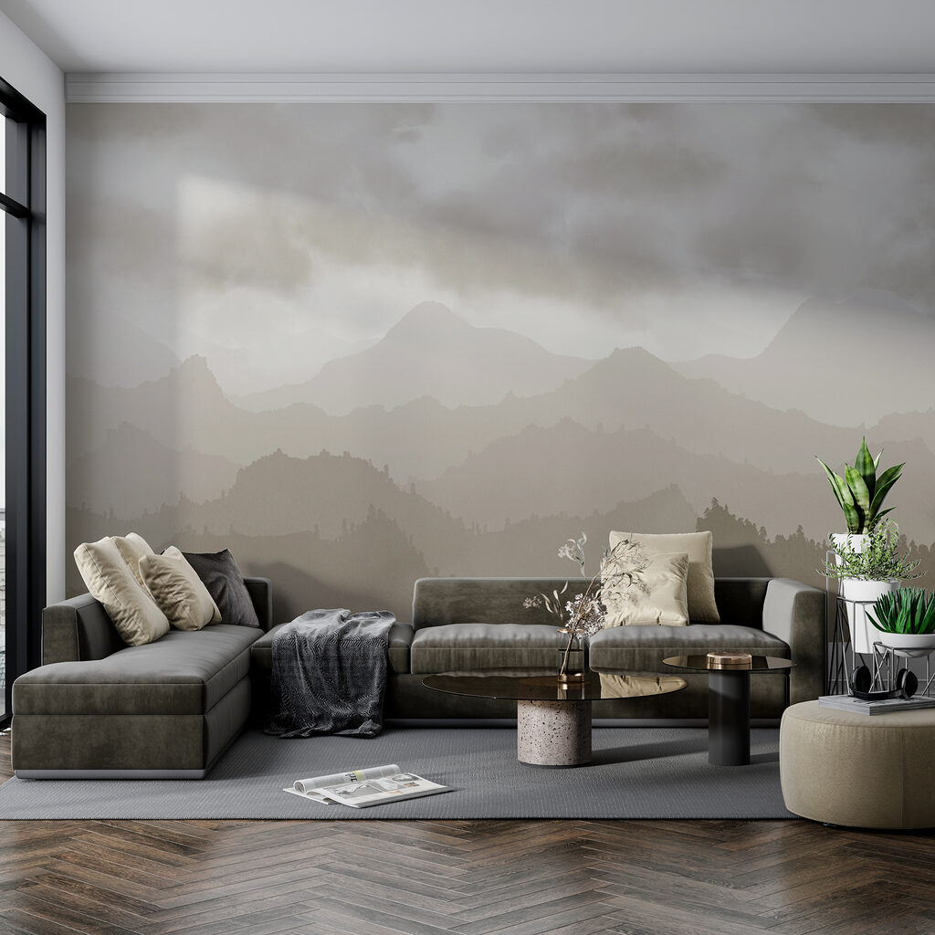 Creste împădurite sub nori — interior 3