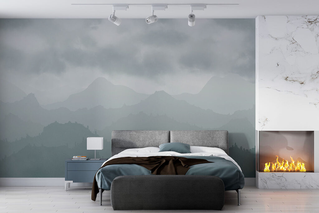 Creste împădurite sub nori — interior 2