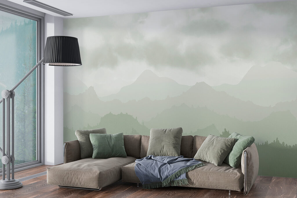 Creste împădurite sub nori — interior 2