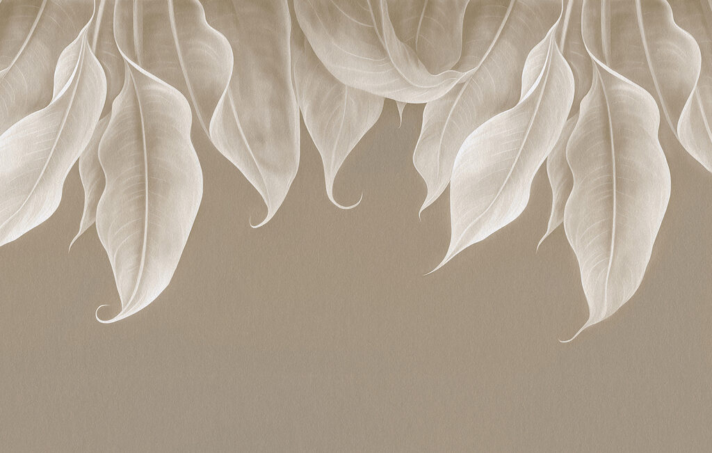 Frunze transparente care atârnă — design complet