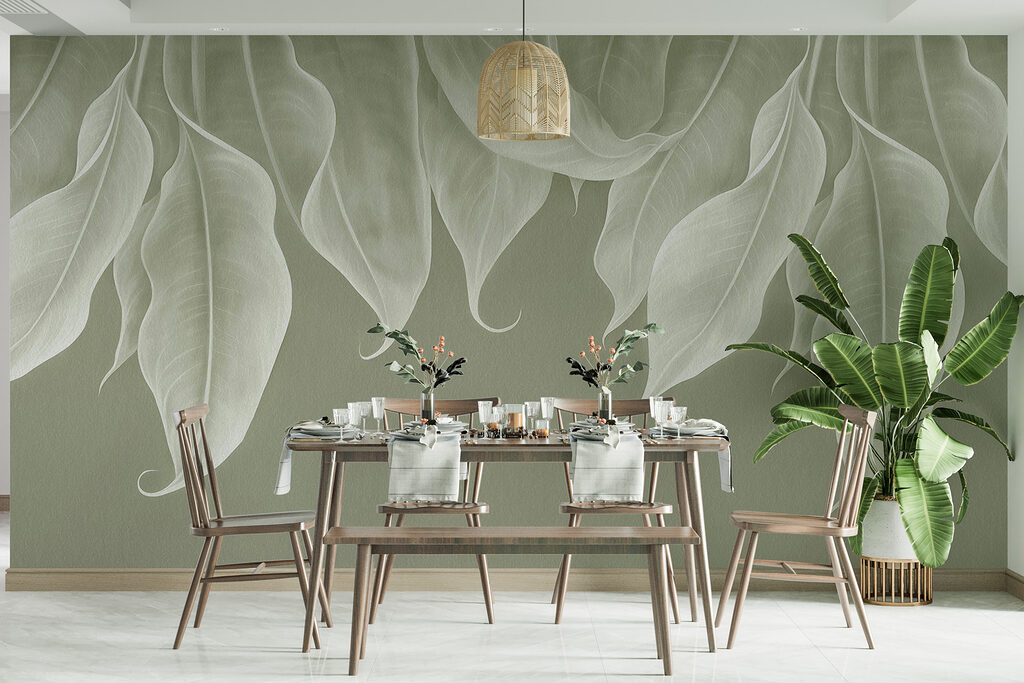 Frunze transparente care atârnă — interior 3