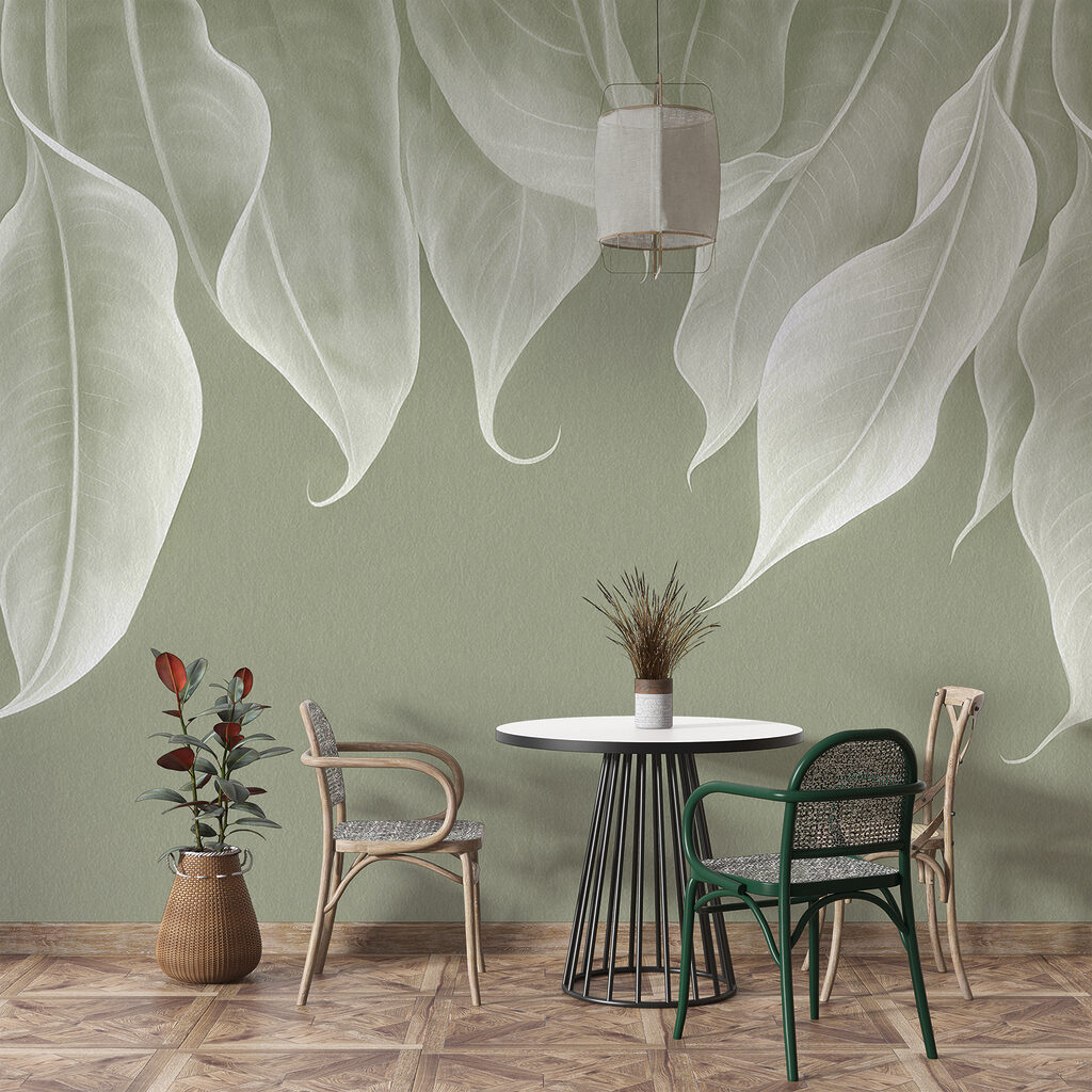Frunze transparente care atârnă — interior 4