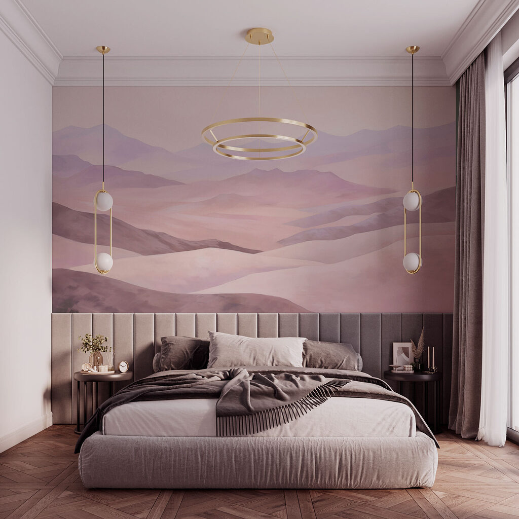 Dune roz în acuarelă — interior 1