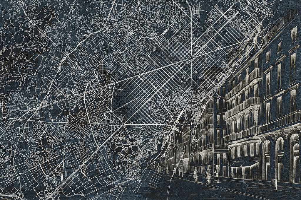 Hartă a orașului — design complet