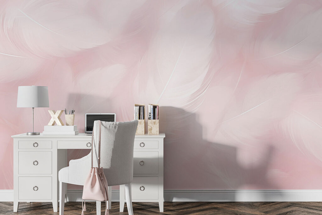 Pene albe pe roz — interior 1
