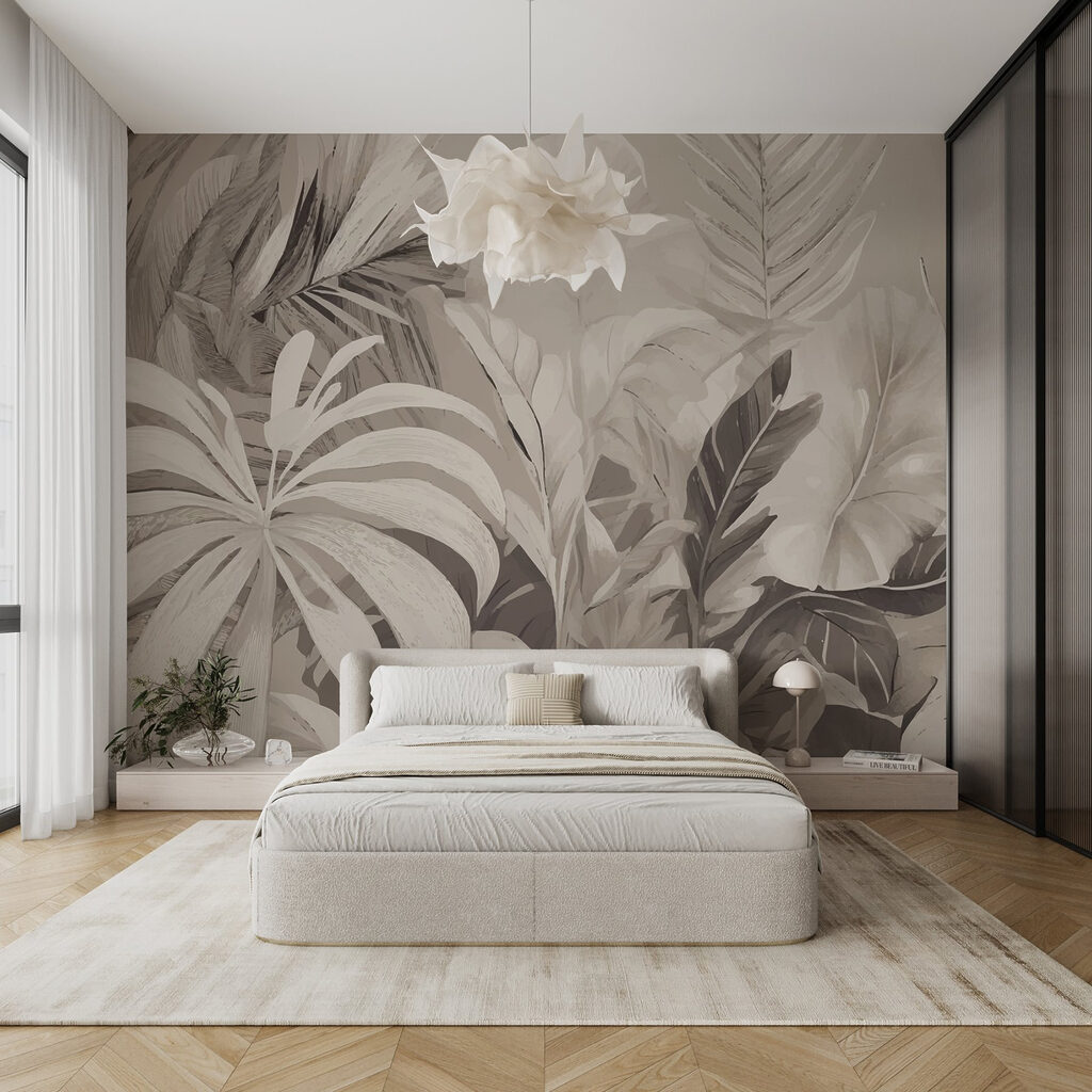 Frunze tropicale cenușii — interior 3