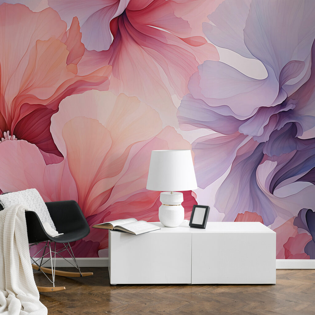 Petale roz și lila — interior 2