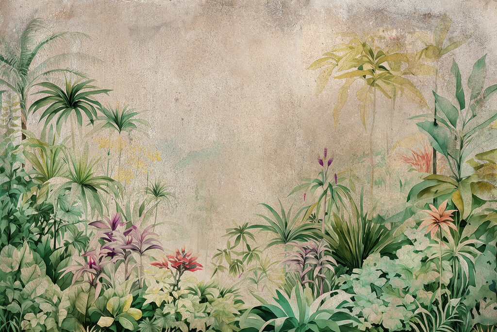 Flori de junglă — design complet