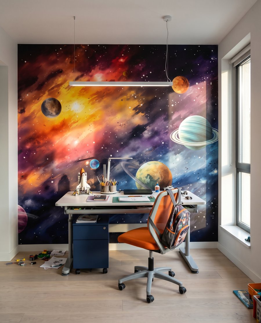 Planete în nori aprinși — interior 1