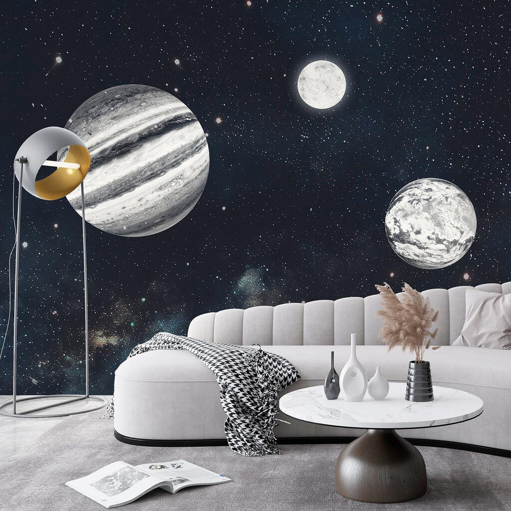 Planete alb-negru — interior 2