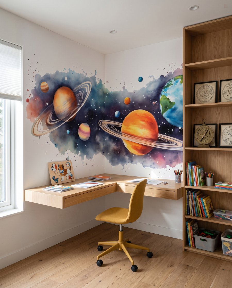 Planete pe pete colorate — interior 5