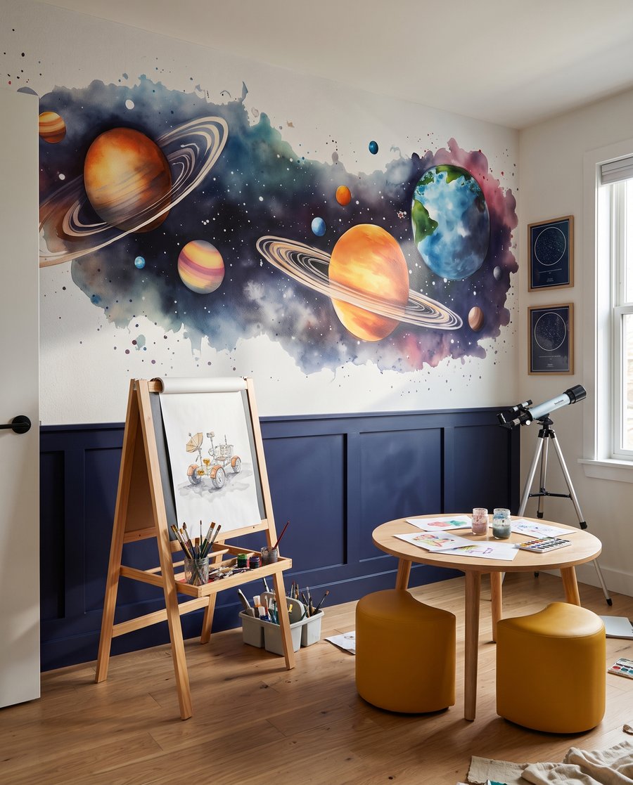 Planete pe pete colorate — interior 8